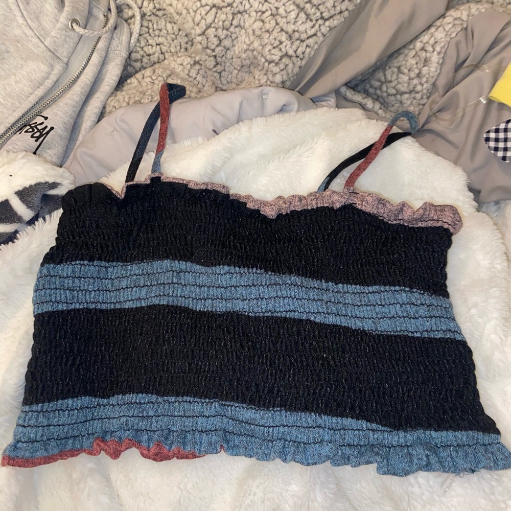 Striped crop top